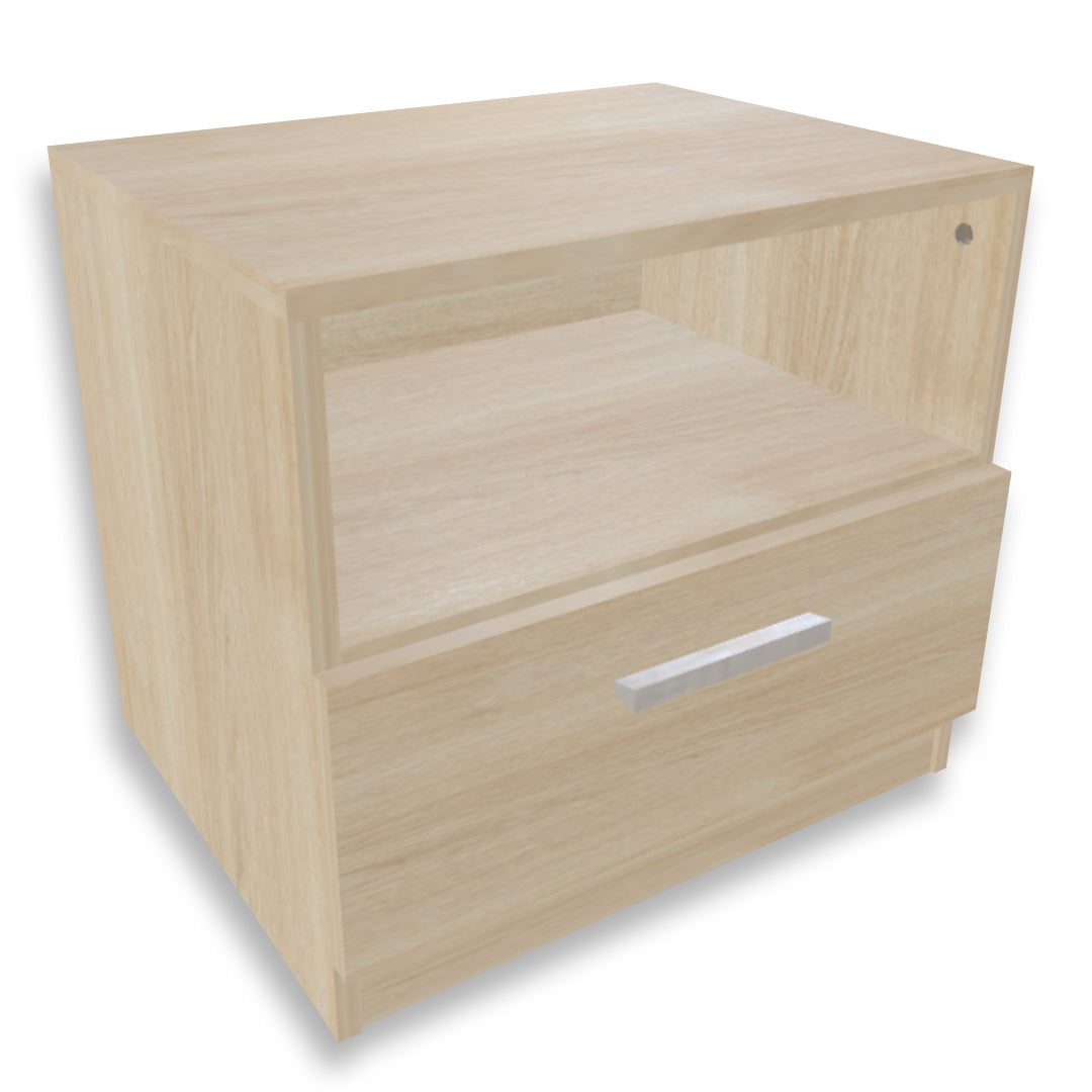 Mesa de noche con gaveta inferior