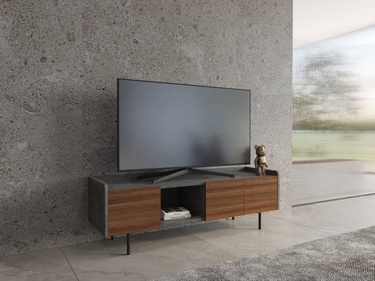 Estante de television con patas
