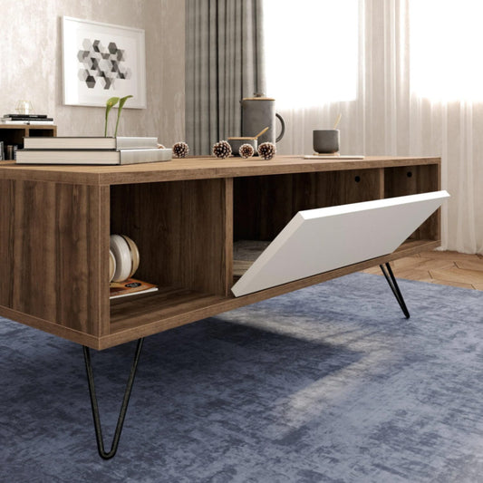 Mesa de centro con patas